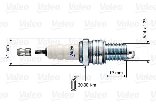 Valeo 246857 Spark plug 246857: Buy near me in Poland at 2407.PL - Good price!
