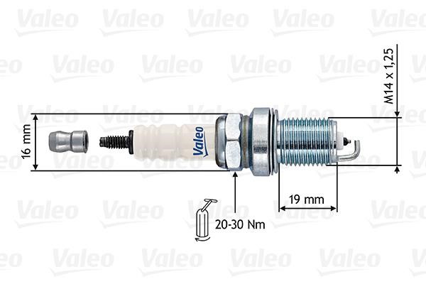 Valeo 246898 Spark plug 246898: Buy near me in Poland at 2407.PL - Good price!