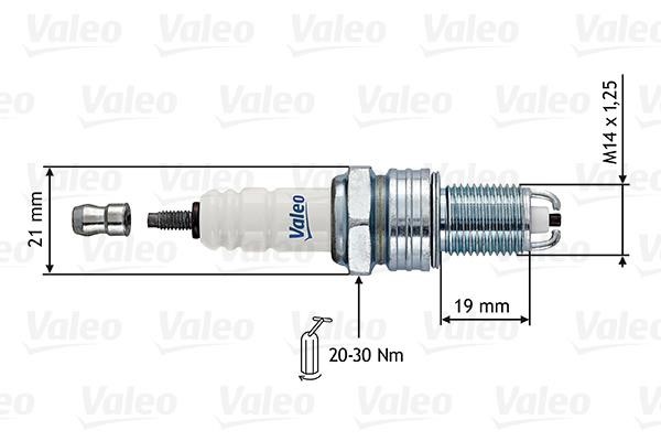 Valeo 246859 Spark plug 246859: Buy near me in Poland at 2407.PL - Good price!