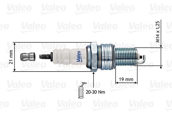 Valeo 246862 Spark plug 246862: Buy near me in Poland at 2407.PL - Good price!