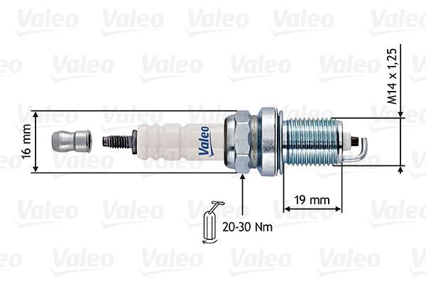 Valeo 246904 Spark plug 246904: Buy near me in Poland at 2407.PL - Good price!