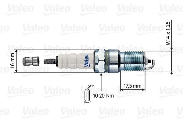 Valeo 246864 Spark plug 246864: Buy near me in Poland at 2407.PL - Good price!