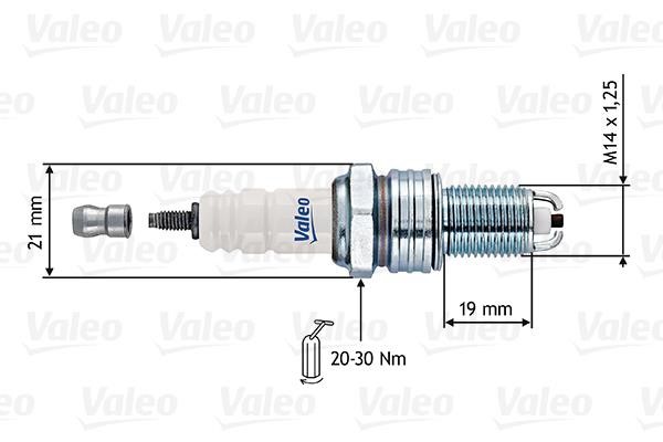 Valeo 246907 Spark plug 246907: Buy near me in Poland at 2407.PL - Good price!