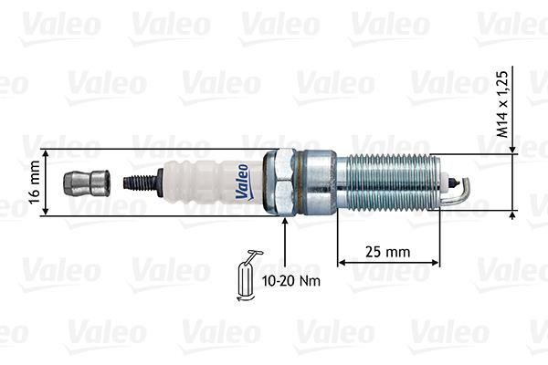 Valeo 246866 Spark plug 246866: Buy near me in Poland at 2407.PL - Good price!