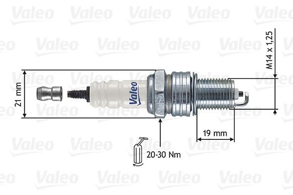 Valeo 246909 Spark plug 246909: Buy near me in Poland at 2407.PL - Good price!