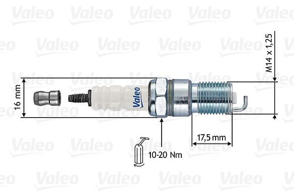 Valeo 246868 Spark plug 246868: Buy near me in Poland at 2407.PL - Good price!