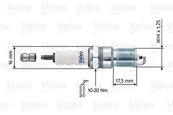 Valeo 246910 Spark plug 246910: Buy near me in Poland at 2407.PL - Good price!