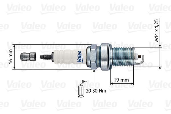 Valeo 246870 Spark plug 246870: Buy near me in Poland at 2407.PL - Good price!