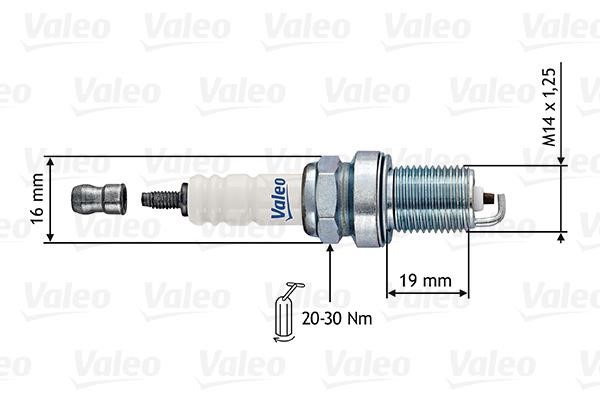 Valeo 246870 Zündkerze 246870: Kaufen Sie zu einem guten Preis in Polen bei 2407.PL!