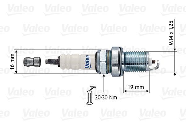 Valeo 246871 Spark plug 246871: Buy near me in Poland at 2407.PL - Good price!