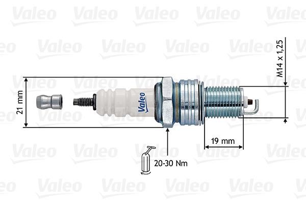 Valeo 246914 Spark plug 246914: Buy near me in Poland at 2407.PL - Good price!
