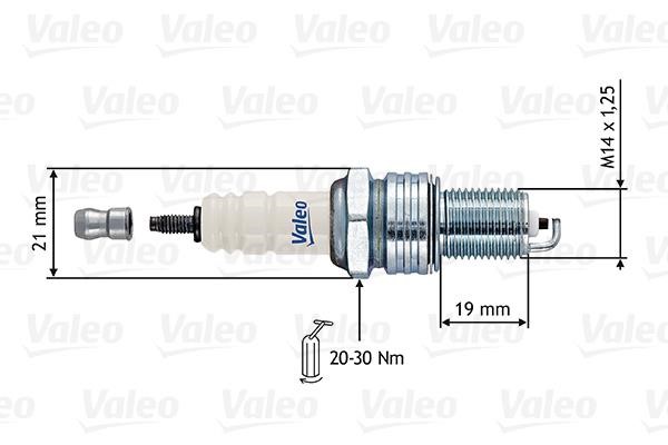 Valeo 246874 Spark plug 246874: Buy near me in Poland at 2407.PL - Good price!