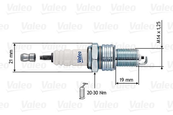 Valeo 246915 Spark plug 246915: Buy near me in Poland at 2407.PL - Good price!