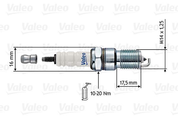 Valeo 246875 Spark plug 246875: Buy near me in Poland at 2407.PL - Good price!