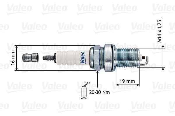 Valeo 246877 Spark plug 246877: Buy near me in Poland at 2407.PL - Good price!