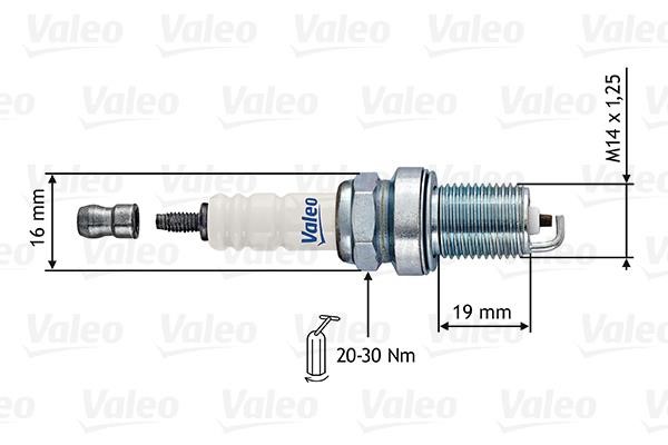 Valeo 246880 Spark plug 246880: Buy near me in Poland at 2407.PL - Good price!