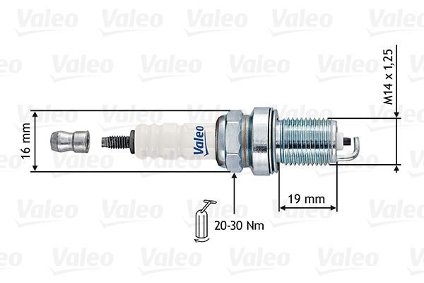 Valeo 246881 Spark plug 246881: Buy near me in Poland at 2407.PL - Good price!