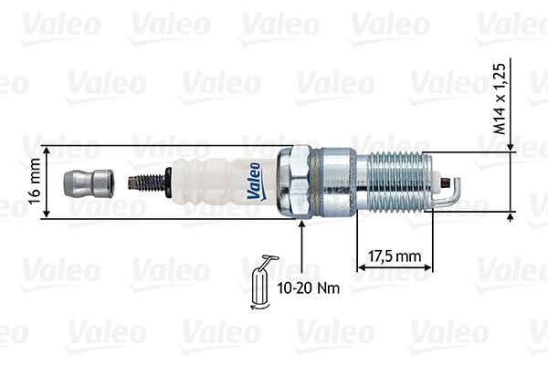 Valeo 246883 Spark plug 246883: Buy near me in Poland at 2407.PL - Good price!