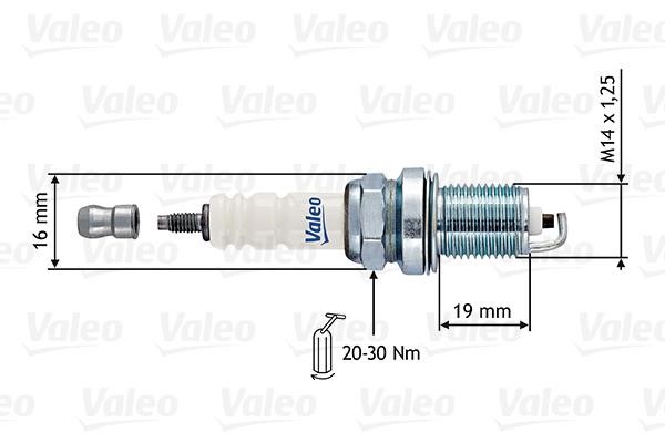 Valeo 246884 Spark plug 246884: Buy near me in Poland at 2407.PL - Good price!