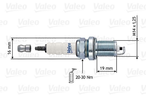 Valeo 246886 Spark plug 246886: Buy near me in Poland at 2407.PL - Good price!