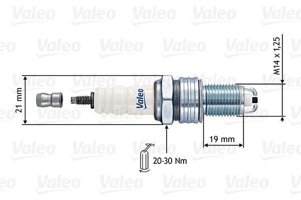 Valeo 246887 Spark plug 246887: Buy near me in Poland at 2407.PL - Good price!