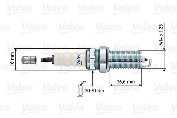 Valeo 246889 Spark plug 246889: Buy near me in Poland at 2407.PL - Good price!
