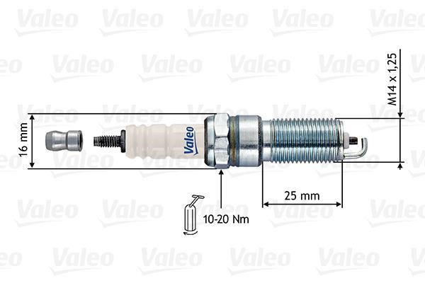 Valeo 246890 Spark plug 246890: Buy near me in Poland at 2407.PL - Good price!
