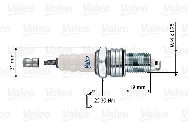 Valeo 246891 Spark plug 246891: Buy near me in Poland at 2407.PL - Good price!