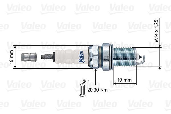 Valeo 246892 Spark plug 246892: Buy near me in Poland at 2407.PL - Good price!