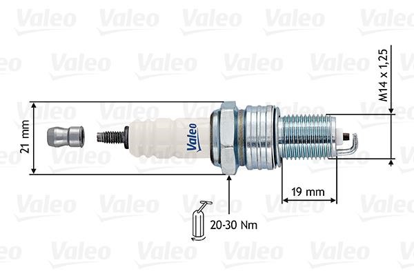 Valeo 246894 Spark plug 246894: Buy near me in Poland at 2407.PL - Good price!