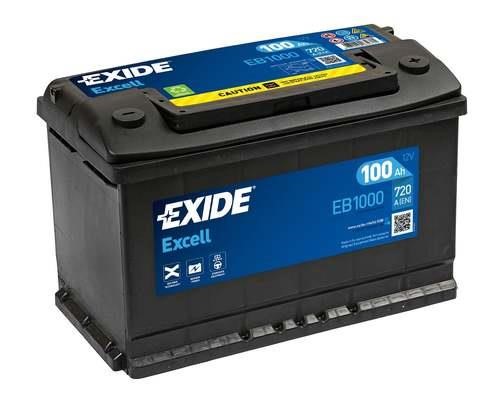 Exide EB1000 Akumulator Exide Li-ion 12V 100AH 720A(EN) P+ EB1000: Dobra cena w Polsce na 2407.PL - Kup Teraz!