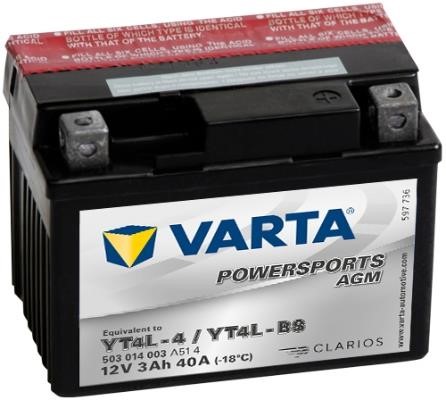 Varta 503014004I314 Starter Battery 503014004I314: Buy near me at 2407.PL in Poland at an Affordable price!