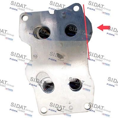 Sidat 590282 Oil Cooler, engine oil 590282: Buy near me in Poland at 2407.PL - Good price!