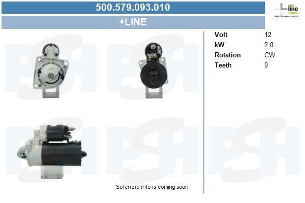 BV PSH 500.579.093.010 Starter 500579093010: Buy near me at 2407.PL in Poland at an Affordable price!