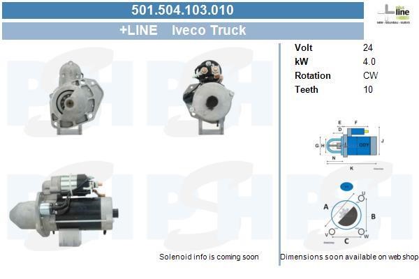 BV PSH 501.504.103.010 Starter 501504103010: Buy near me at 2407.PL in Poland at an Affordable price!
