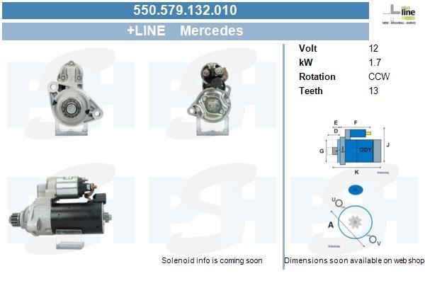 BV PSH 550.579.132.010 Starter 550579132010: Buy near me at 2407.PL in Poland at an Affordable price!