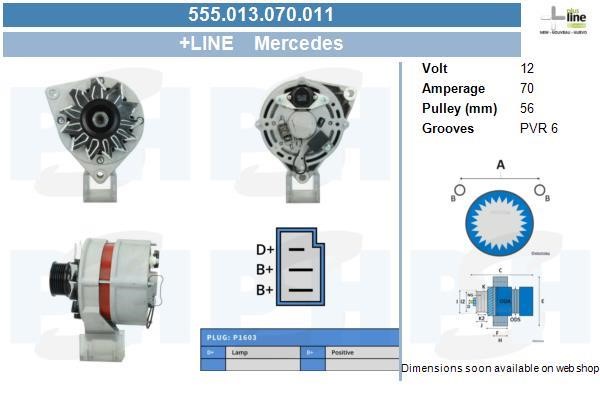 BV PSH 555.013.070.011 Generator 555013070011: Bestellen Sie in Polen zu einem guten Preis bei 2407.PL!