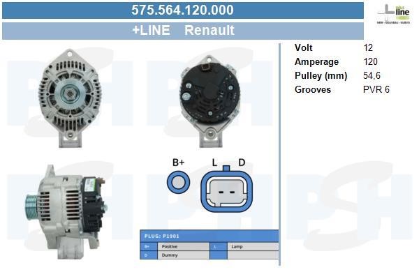 BV PSH 575.564.120.000 Alternator 575564120000: Atrakcyjna cena w Polsce na 2407.PL - Zamów teraz!