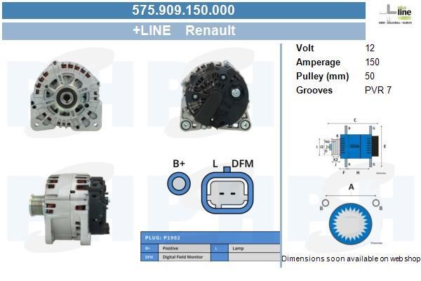 BV PSH 575.909.150.000 Alternator 575909150000: Atrakcyjna cena w Polsce na 2407.PL - Zamów teraz!