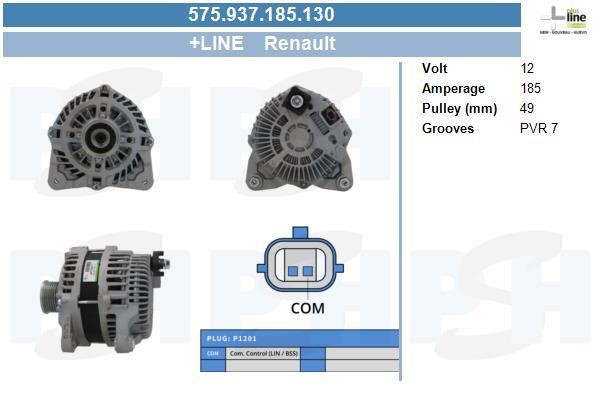 BV PSH 575.937.185.130 Alternator 575937185130: Atrakcyjna cena w Polsce na 2407.PL - Zamów teraz!