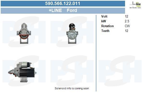 BV PSH 590.566.122.011 Стартер 590566122011: Купить в Польше - Отличная цена на 2407.PL!
