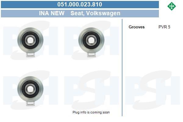 BV PSH 051.000.023.810 Koło pasowe alternatora 051000023810: Dobra cena w Polsce na 2407.PL - Kup Teraz!