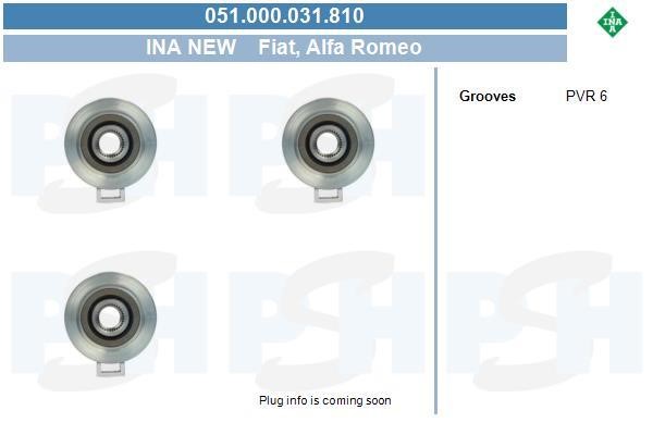 BV PSH 051.000.031.810 Koło pasowe alternatora 051000031810: Dobra cena w Polsce na 2407.PL - Kup Teraz!