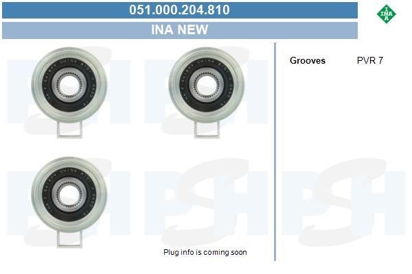 BV PSH 051.000.204.810 Riemenscheibe lichtmaschine 051000204810: Kaufen Sie zu einem guten Preis in Polen bei 2407.PL!