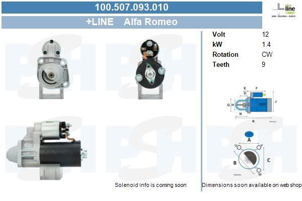 BV PSH 100.507.093.010 Starter 100507093010: Buy near me at 2407.PL in Poland at an Affordable price!
