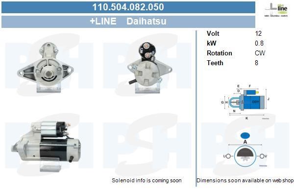 BV PSH 110.504.082.050 Anlasser 110504082050: Bestellen Sie in Polen zu einem guten Preis bei 2407.PL!