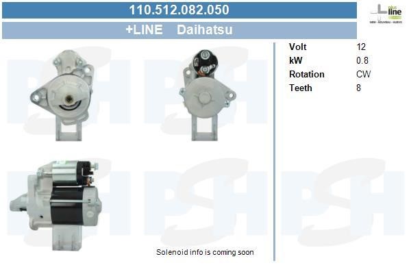 BV PSH 110.512.082.050 Стартер 110512082050: Купить в Польше - Отличная цена на 2407.PL!
