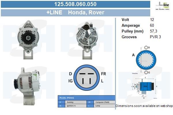 BV PSH 125.508.060.050 Generator 125508060050: Bestellen Sie in Polen zu einem guten Preis bei 2407.PL!