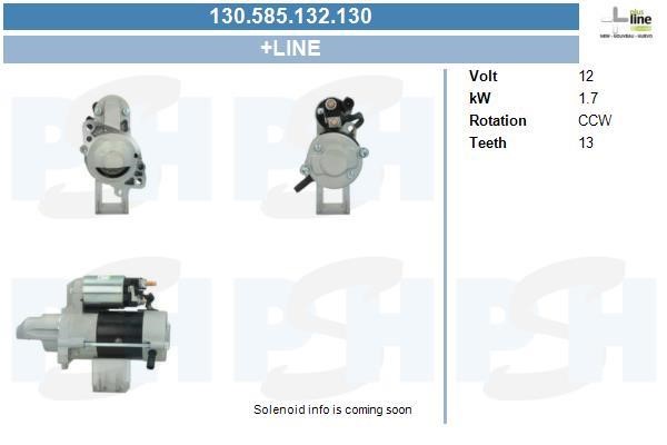 BV PSH 130.585.132.130 Стартер 130585132130: Купити у Польщі - Добра ціна на 2407.PL!