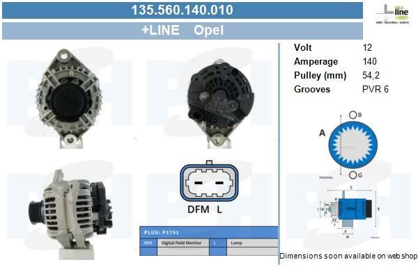 BV PSH 135.560.140.010 Генератор 135560140010: Купити у Польщі - Добра ціна на 2407.PL!